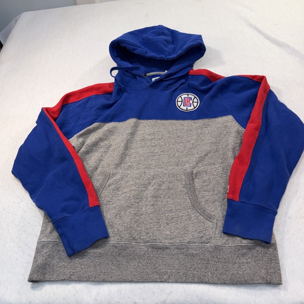 NBA-Los Angeles Clippers-Tailgate-Men Pullover‎ Hoodie Sweatshirt-Size Large EUC